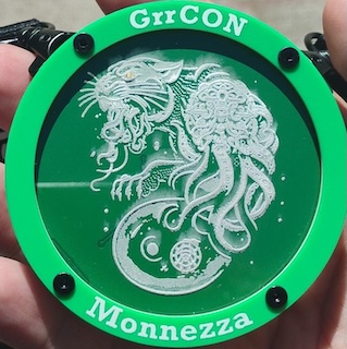 grr con badge front